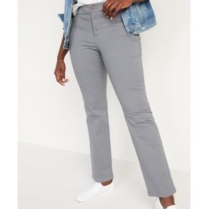 🆕OLD NAVY Mid-Rise Boot-Cut Khakis for Women